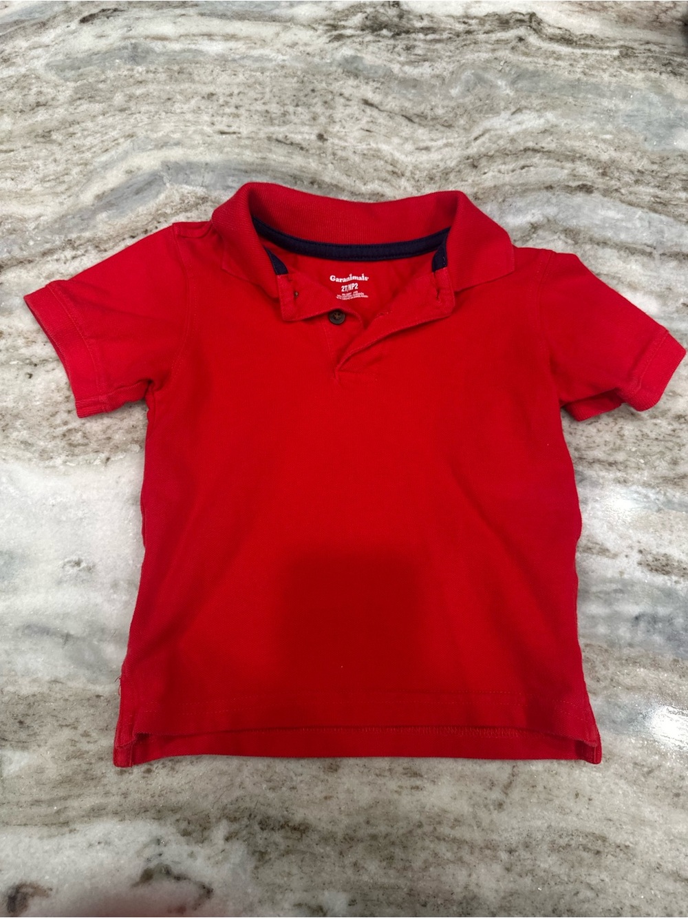 Red Polo Shirt for Kids - Short Sleeve Casual Top
